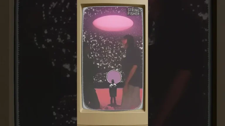 Hangover Drive video thumbnail: a beige monitor showing a pink light above a dark figure.