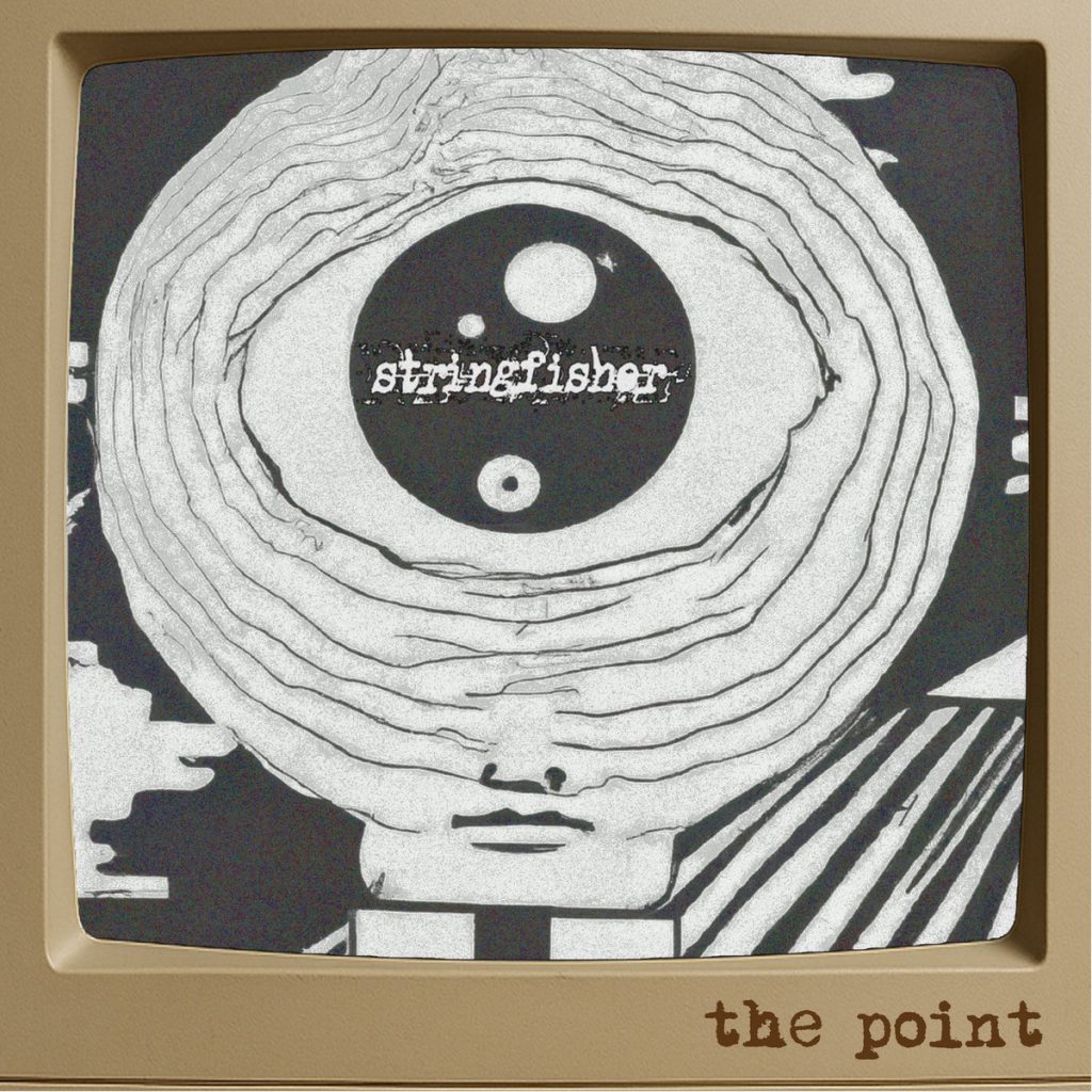 Stringfisher The Point cover artwork in a beige CRT television frame